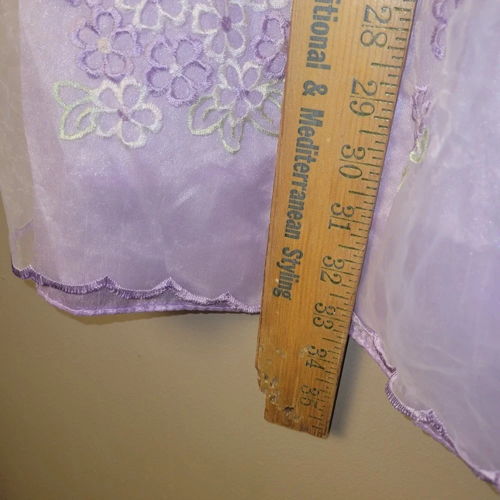 Title (SEO Optimized)Joan Calabrese Girls Lavender Floral Dress Size‎ 10...